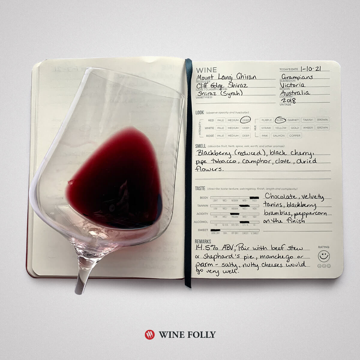 shiraz-wine-tasting-notes-journal